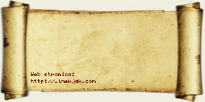 Avram Nikolendžić vizit kartica